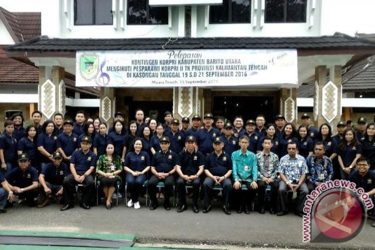 Barut Ikuti Pesparawi Korpri Kalteng Di Kasongan 