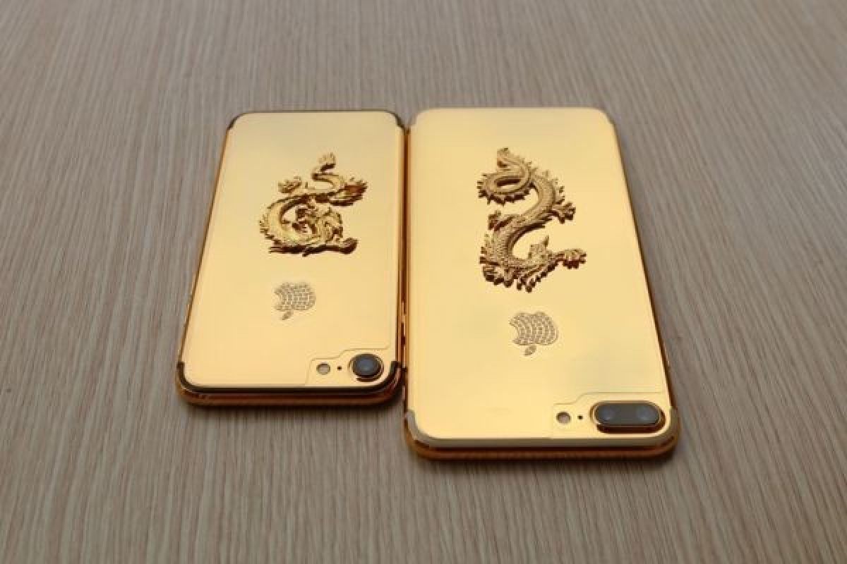 iPhone 7 Emas Berhias Berlian dijual Seharga Rp 52 Juta