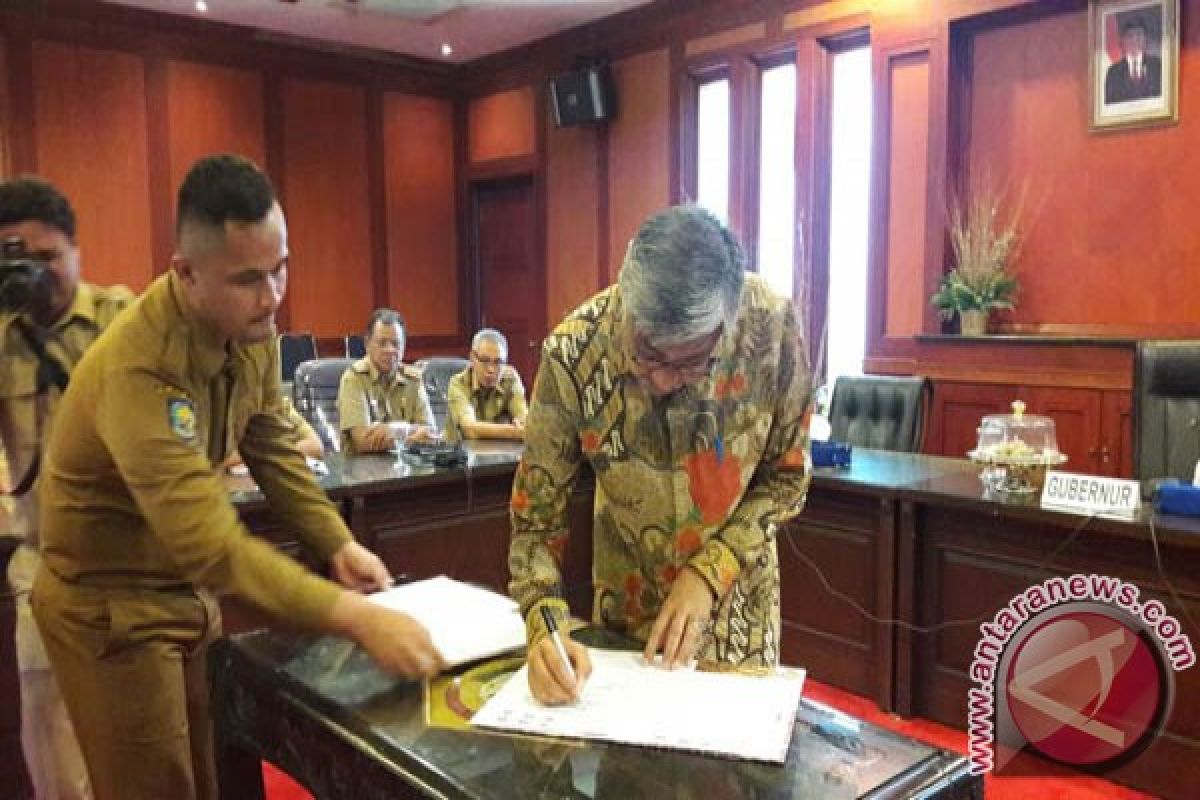 Gubernur Sultra Tandatangani MoU Pembangunan Kendari Newport