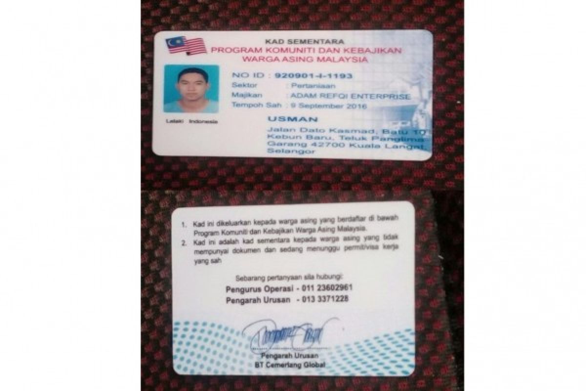 WNI di Malaysia agar waspada penipuan kartu identitas
