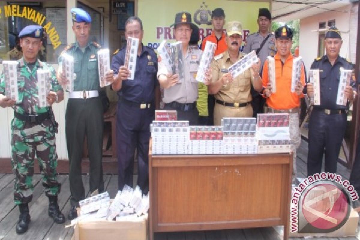 Polisi amankan 121 slop rokok tanpa cukai