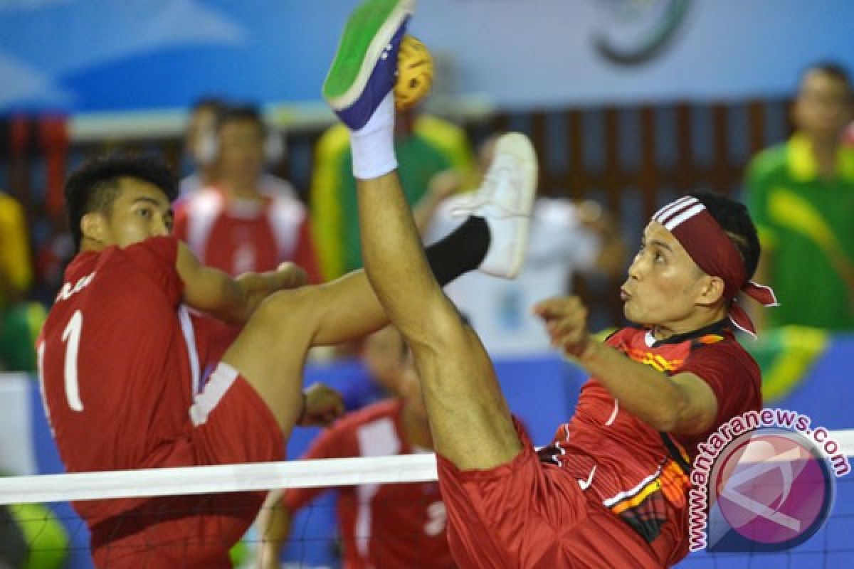 PON 2016 - Emas sepak takraw putra milik Gorontalo