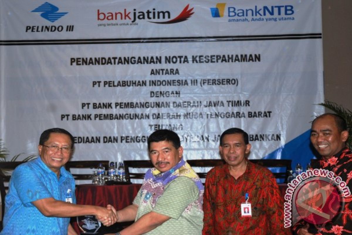 Pelindo III Gandeng Bank NTB dan Jatim 