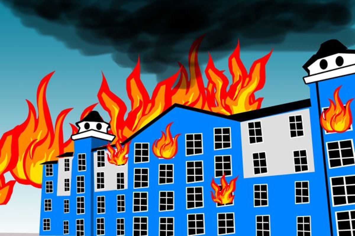 Kebakaran terjadi di Gedung Neo Soho