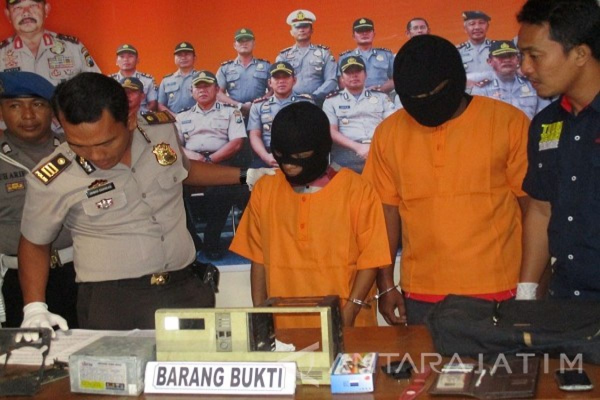  Polisi Kediri Tahan Pelaku Pencurian di Sekolah