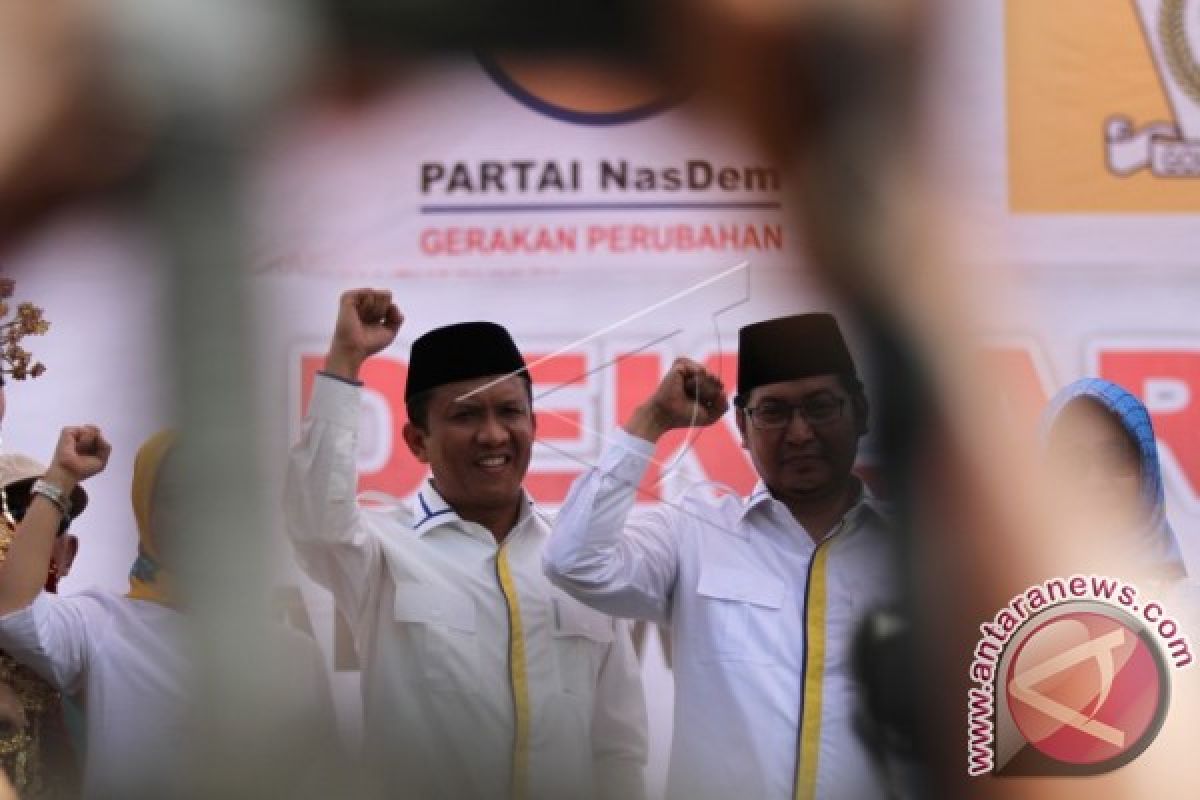 Ribuan Massa Hadiri Deklarasi Pasangan Rasak-Haris