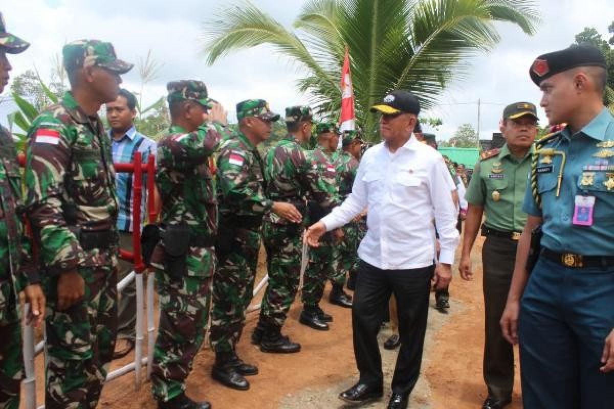 Menhan tinjau perbatasan RI-PNG di Merauke