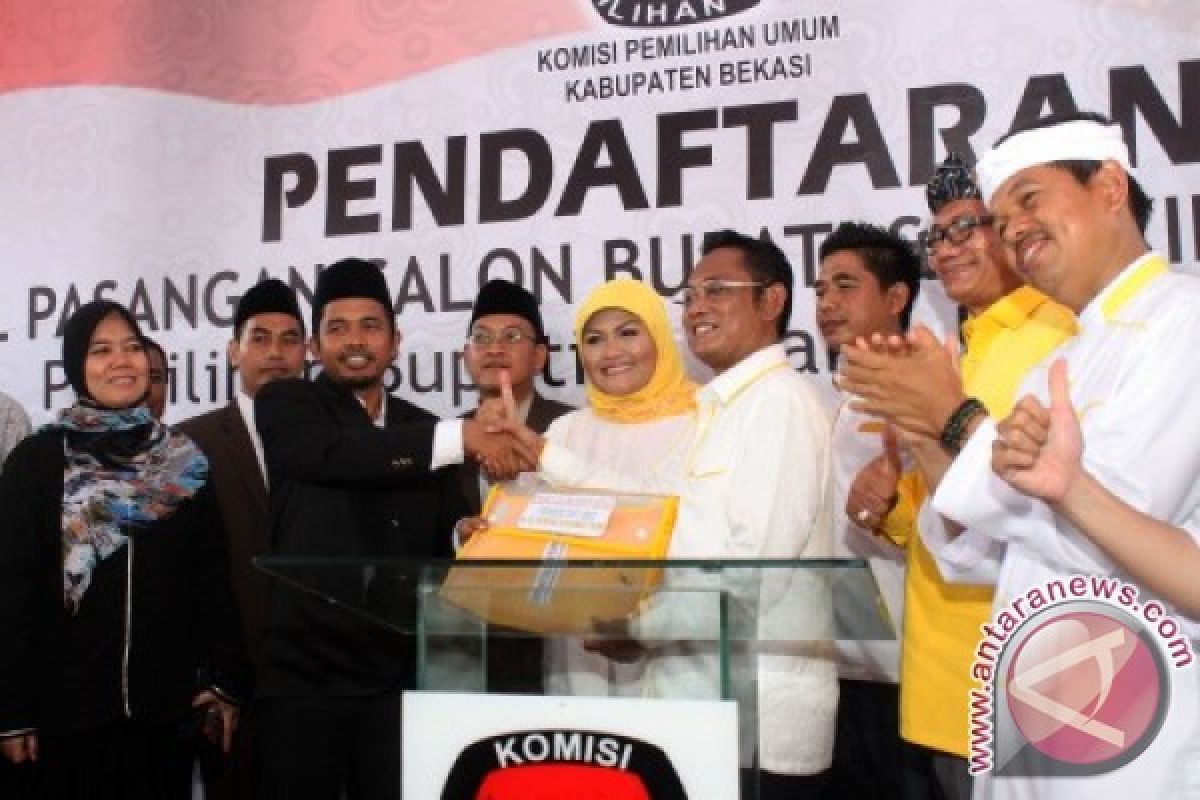 KPU Kabupaten Bekasi Resmi Menetapkan Neneng-Eka Pemenang