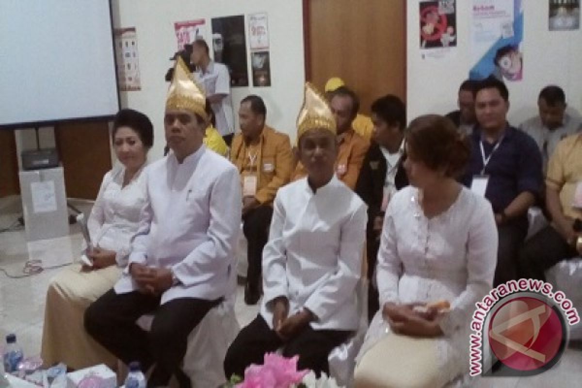 Pasangan Gaghana-hontong mendaftar di Kpu Sangihe