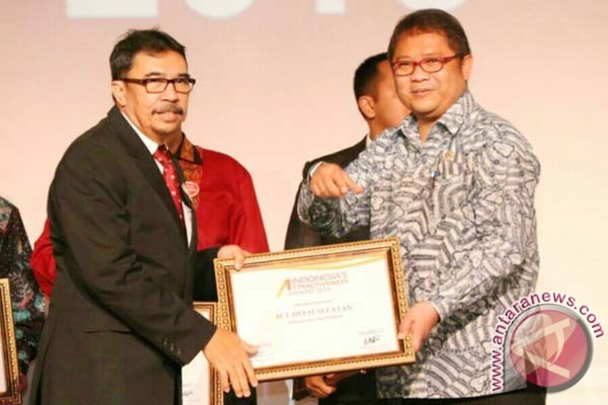 Sulsel raih "Indonesia`s Attractiveness Award 2016" 
