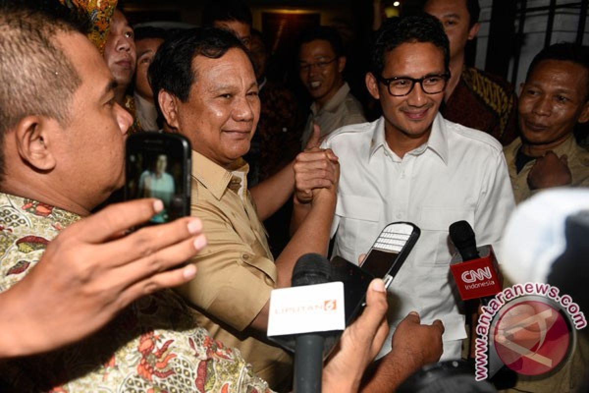 Ucapan Anies dan Sandi saat deklarasi Cagub DKI