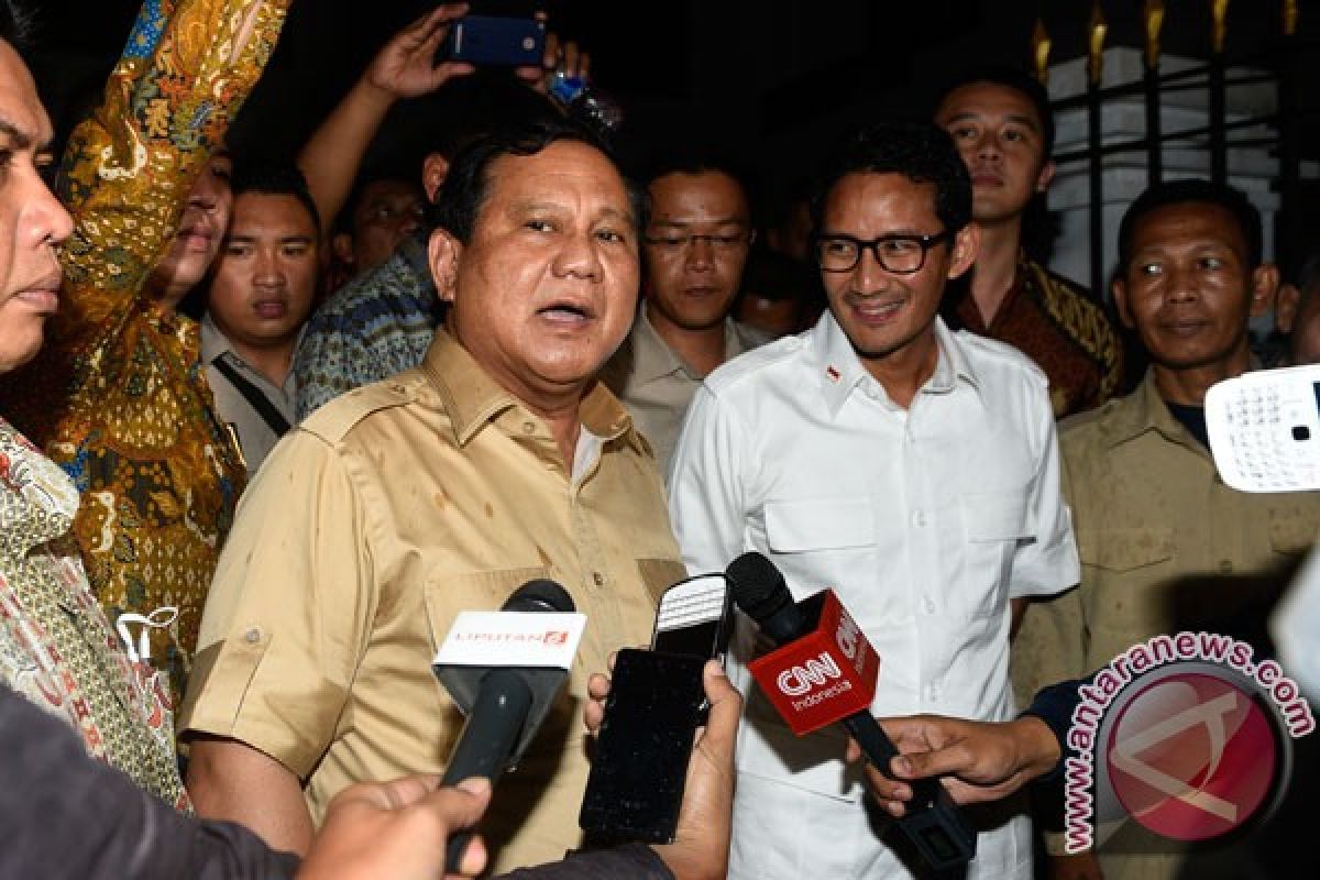 Prabowo: kami persembahkan yang terbaik kepada rakyat