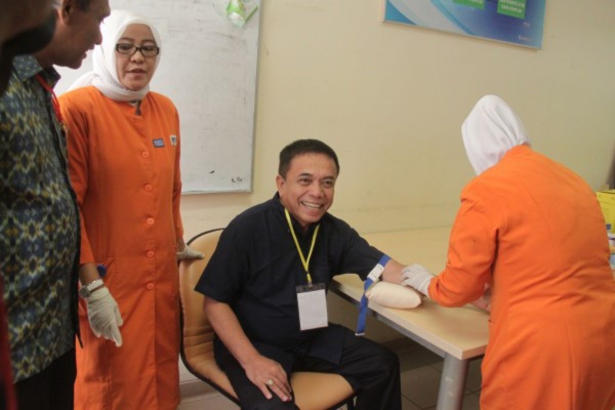 Enam calon gubernur Aceh jalani pemeriksaan kesehatan