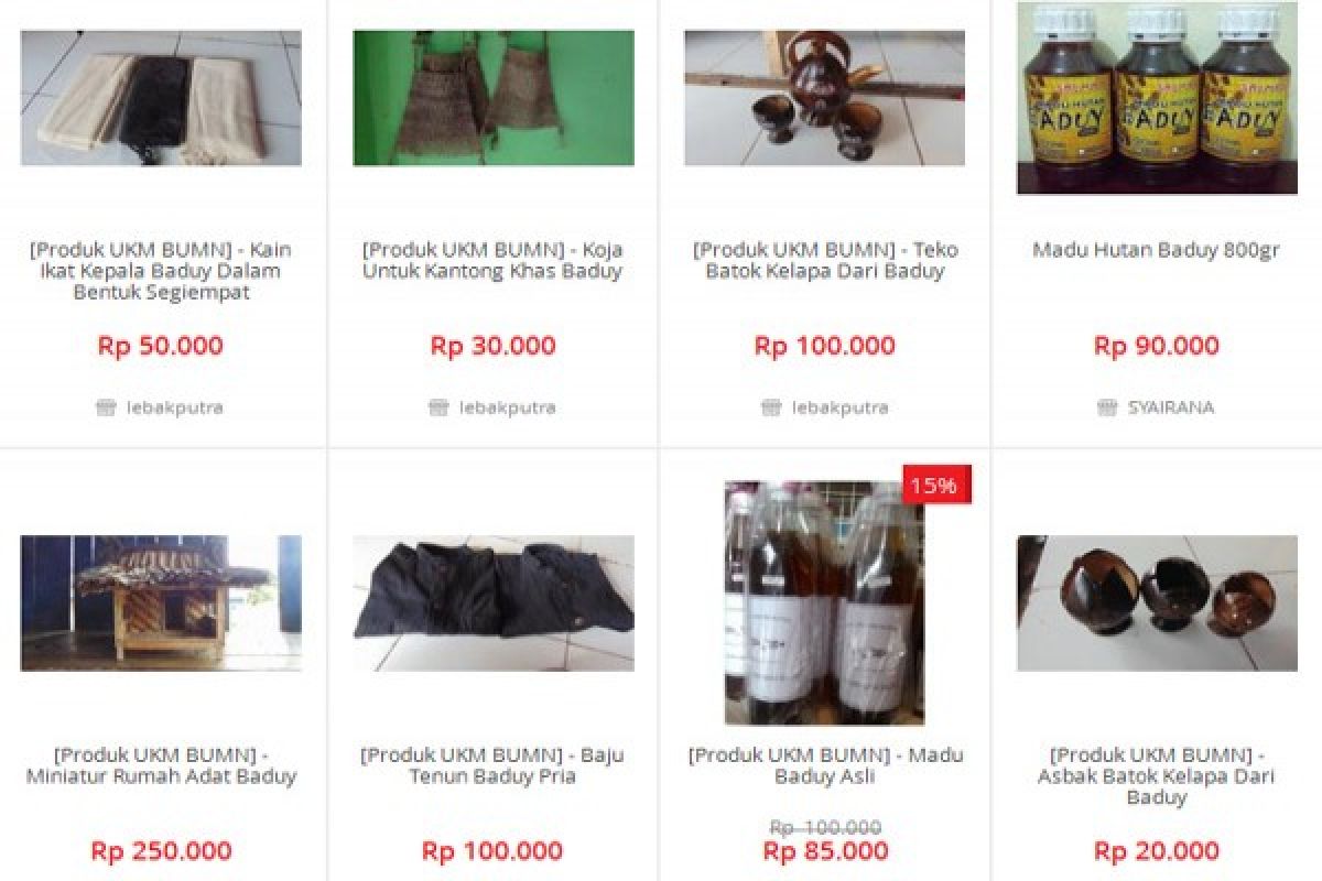 Produk Baduy laku keras melalui pemasaran digital