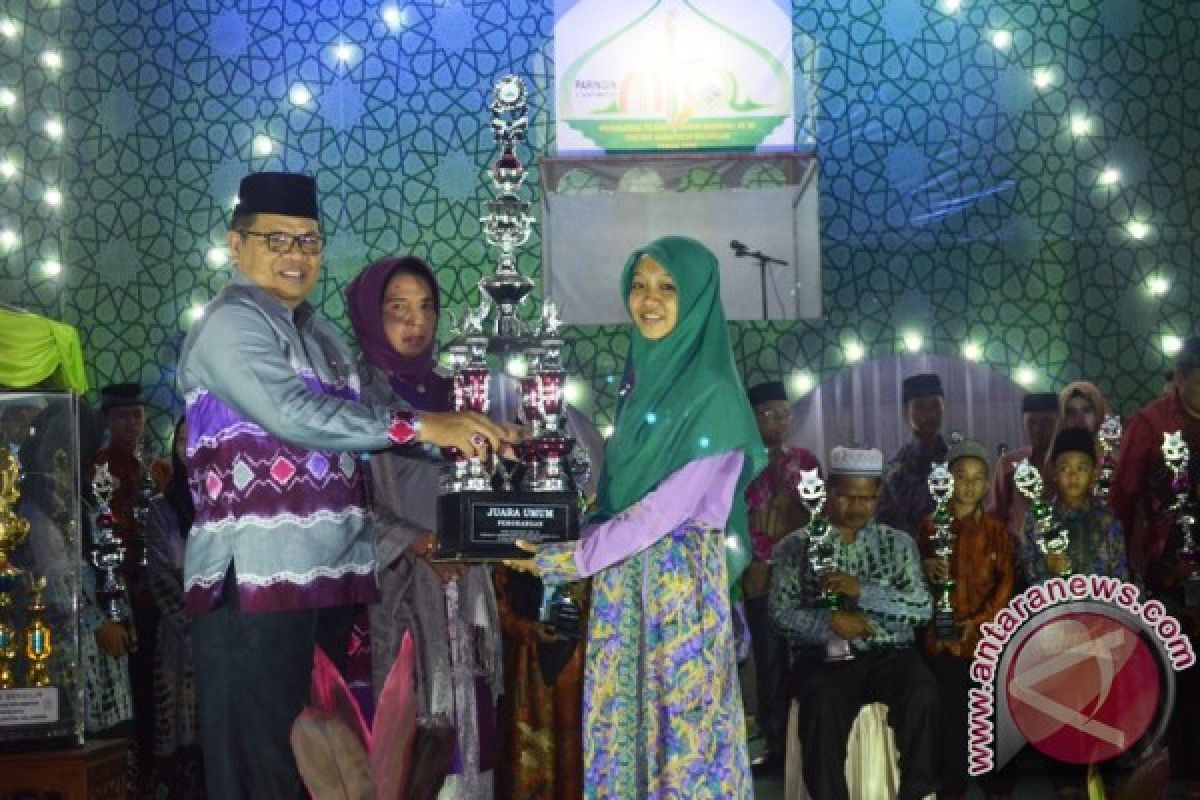 Tazkiah Aulia Juara Umum Perorangan MTQ Balangan