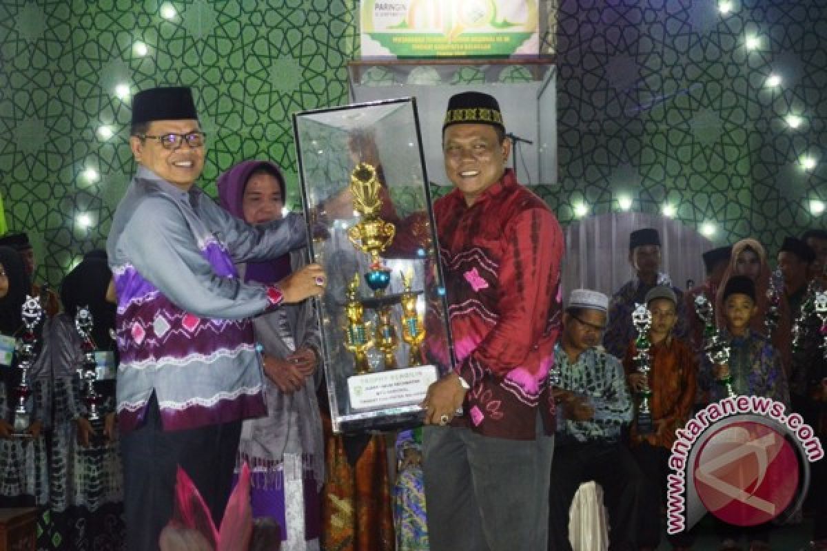 Awayan Kembali Juara Umum MTQ Kabupaten Balangan