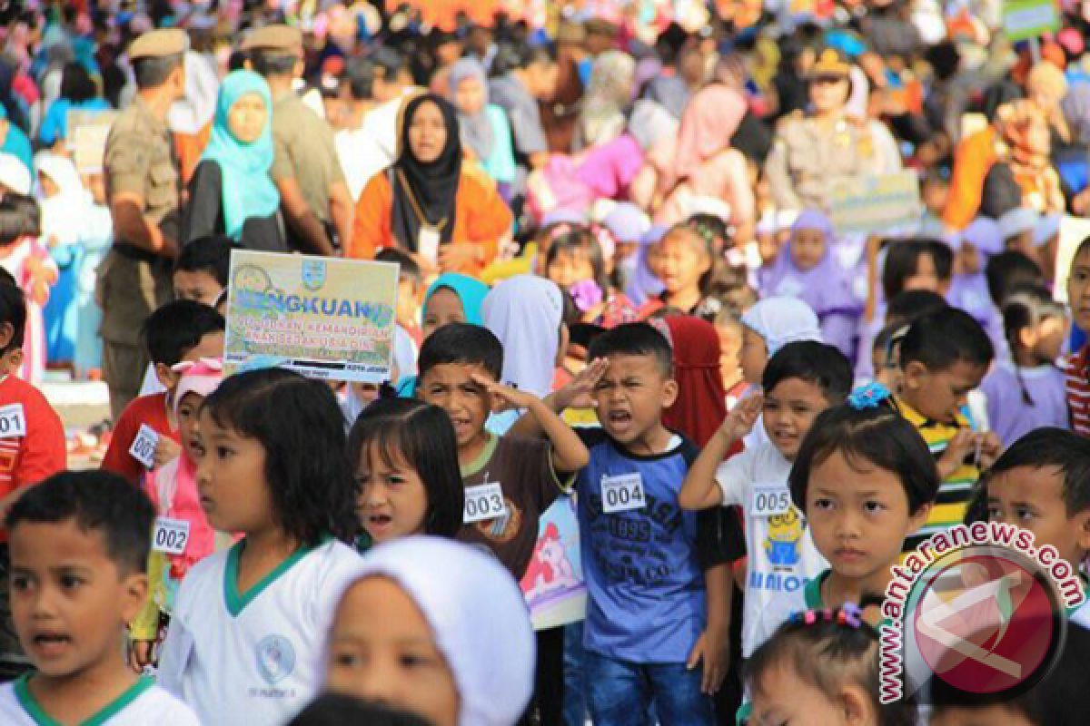 4.000 anak paud Jambi pecahkan rekor MURI