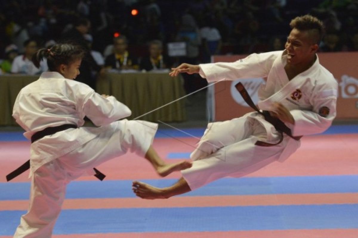 PON 2016 - Taekwondoin Kaltim Patah Tangan saat Final