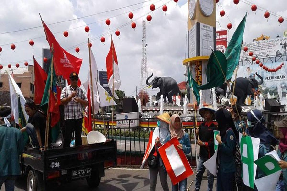 Aksi Hari Tani di Lampung
