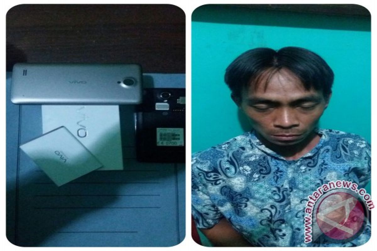 Polres Balangan Ringkus Pelaku Pencurian Telepon Genggam 