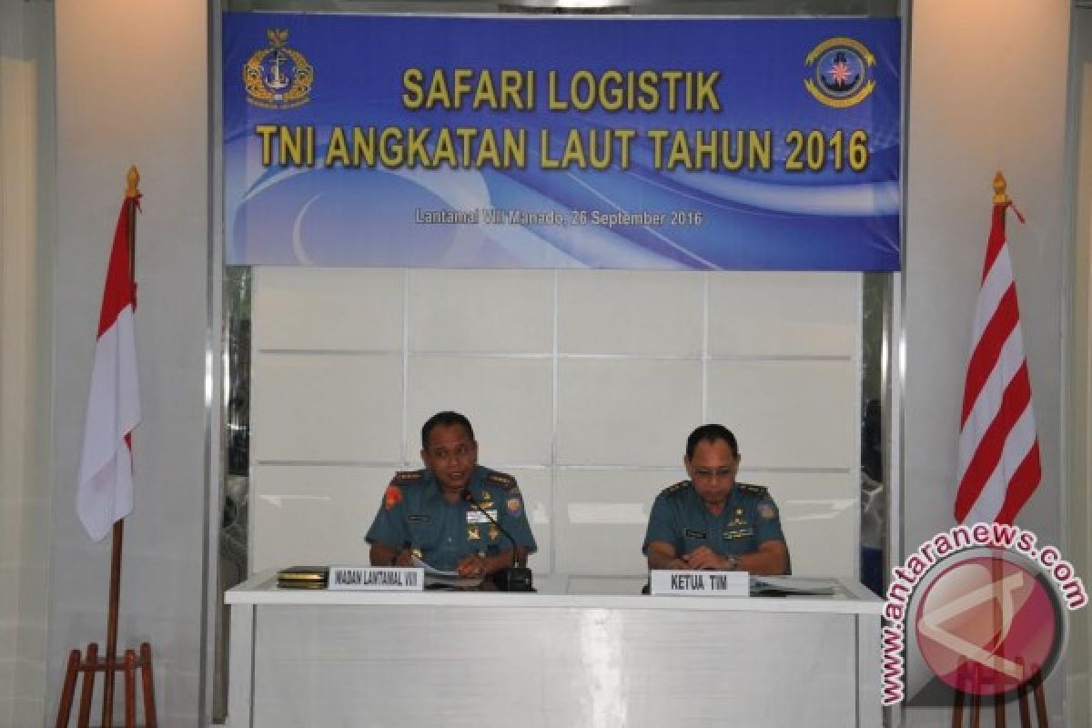 Mabes TNI-AL safari logistik di Lantamal Manado 