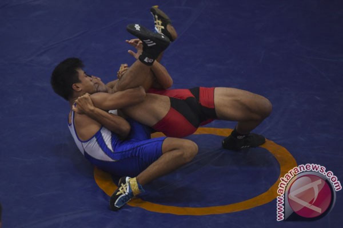 Asian Games - Wrestling team undergoes final training session