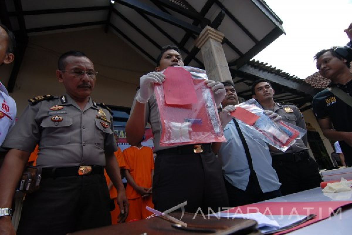 Polresta Mojokerto Tangkap Bandar Narkoba Jaringan Lapas