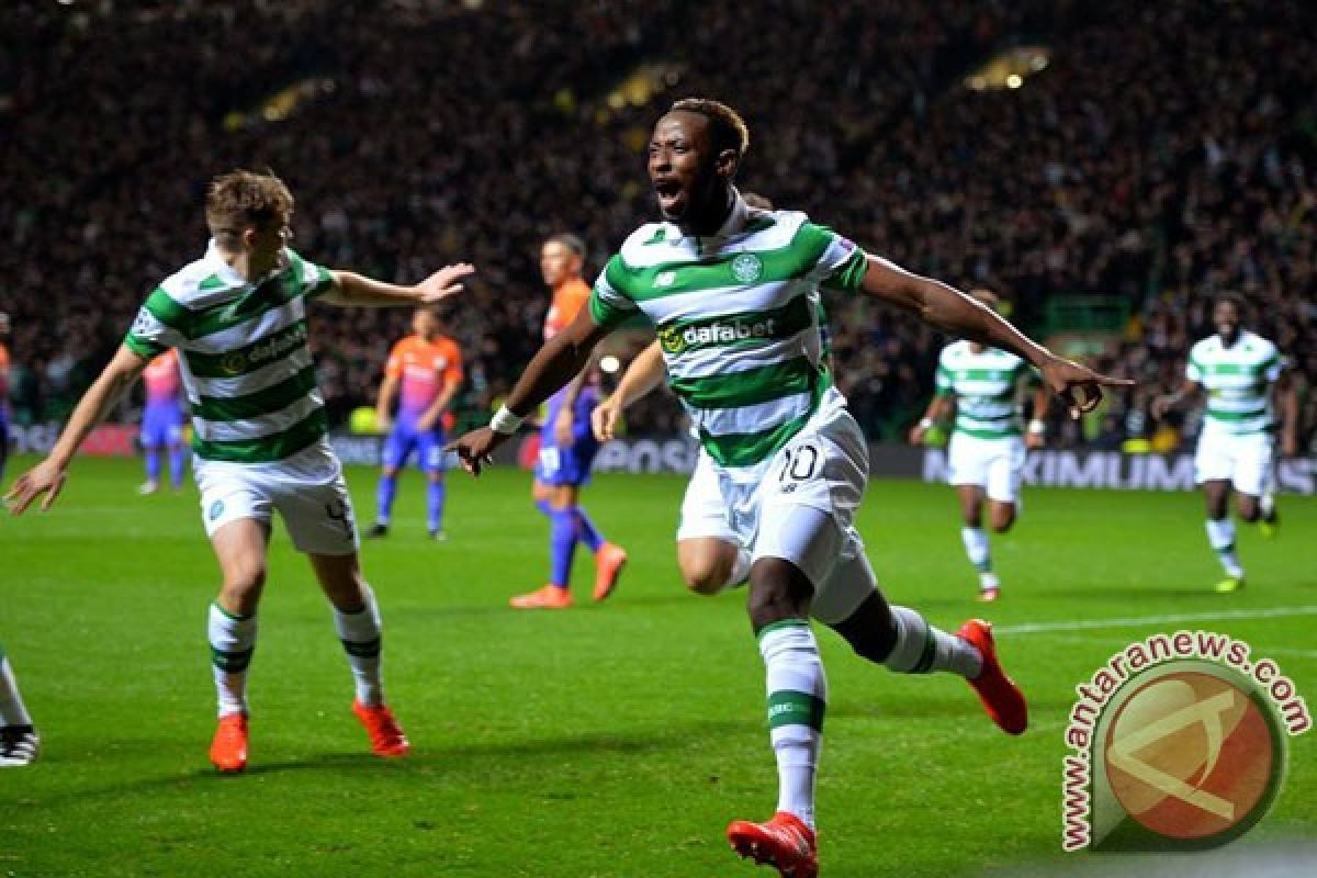 Celtic tahan imbang Manchester City 3-3