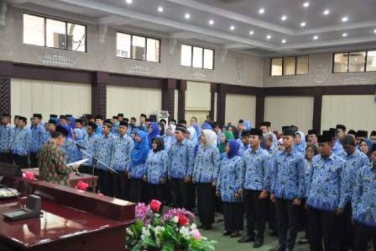 Sumpah Jabatan 150 PNS Pemerintah Provinsi Lampung