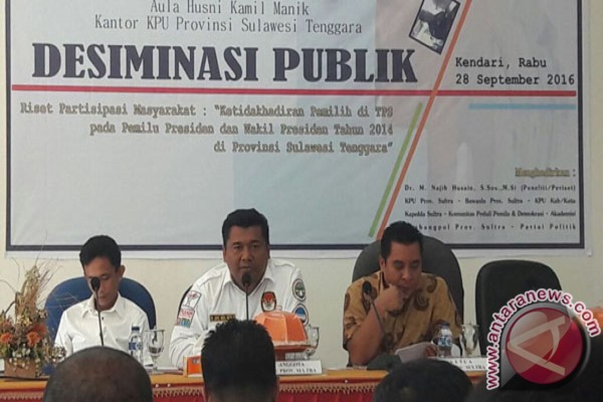 KPU Sultra Dorong Pemilih Salurkan Hak Pilih