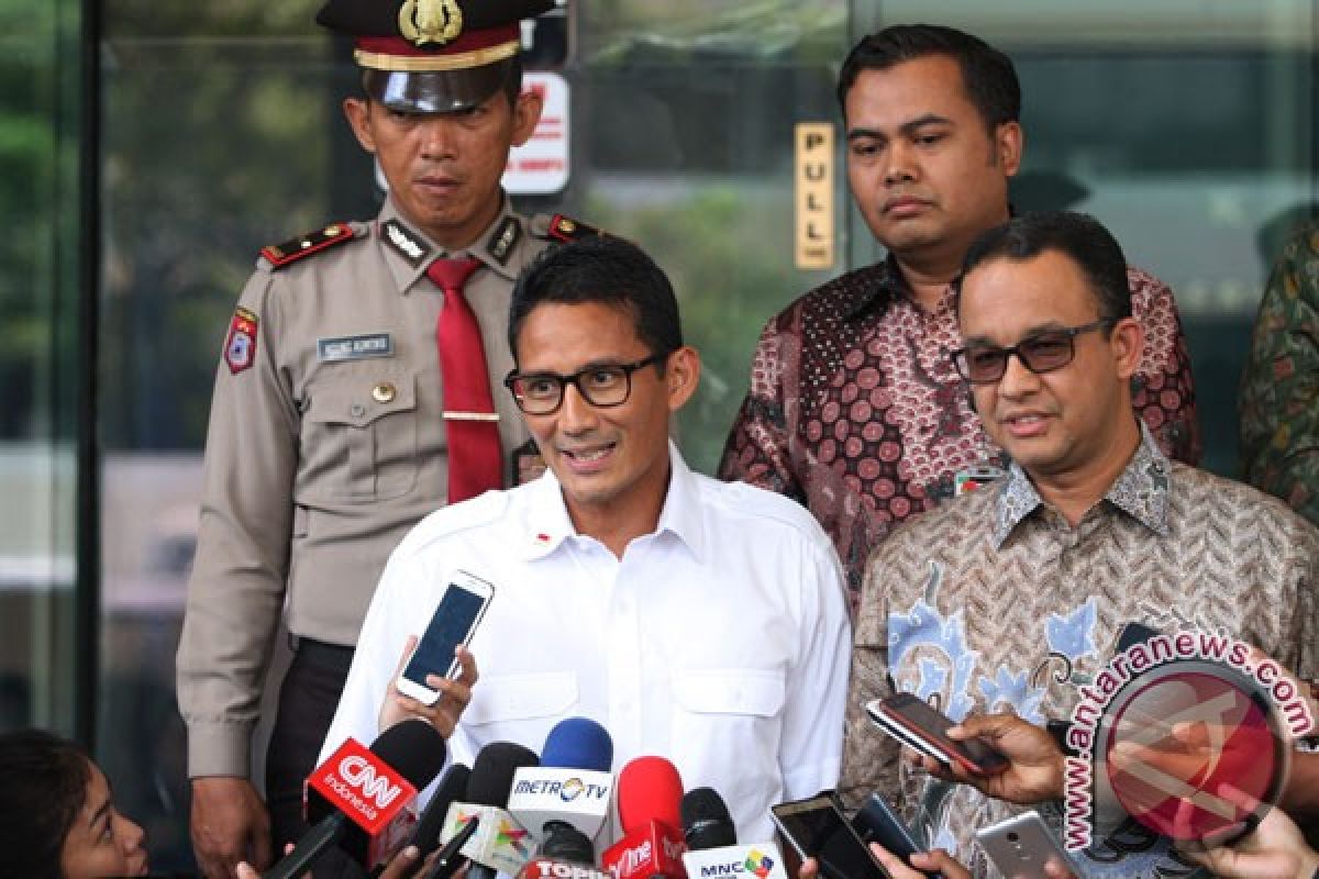 Anies dampingi Sandiaga serahkan LHKPN ke KPK