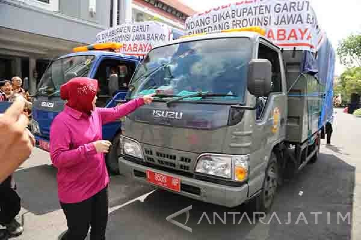 Pemkot Surabaya Kirim Bantuan Korban Bencana Garut-Sumedang-Sampang