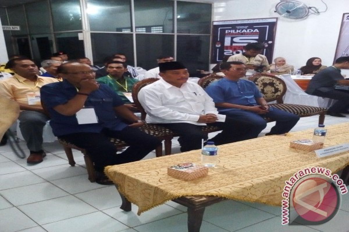 KPU Tetapkan Paslon Tunggal H.Umar Zunaidi Hasibuan dan H.Oki Doni Siregar