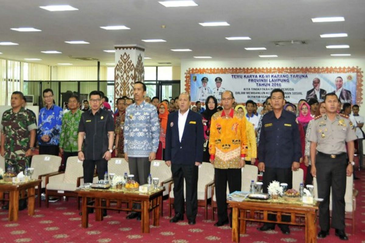 Gubernur Lampung dukung kiprah Karang Taruna 