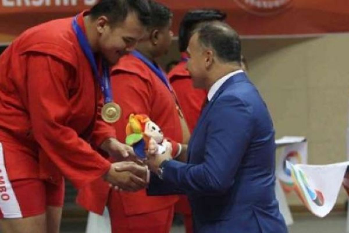 Atlit Sambo Indonesia Raih Medali Emas Dalam Ajang WMAM Di Korsel