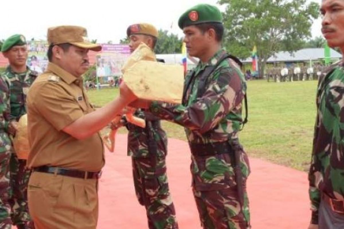 Bupati Bengkalis Resmikan Kegiatan TNI Manunggal Bangun Desa