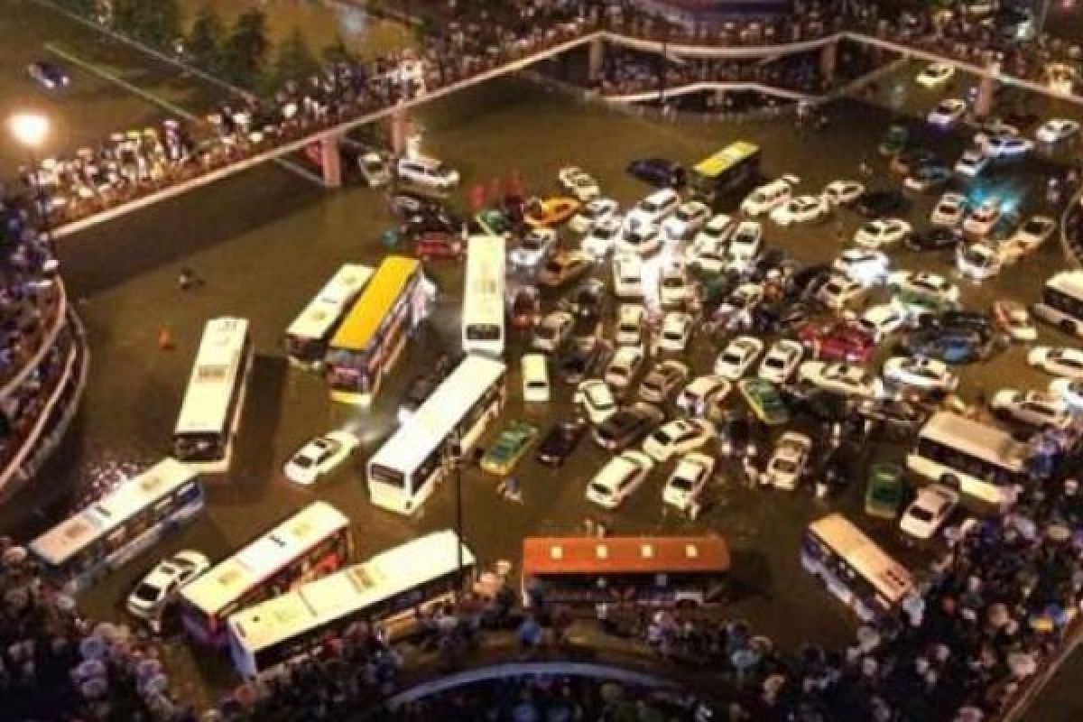 Ribuan Orang Di Timur Tiongkok Mengungsi Akibat Hujan Lebat