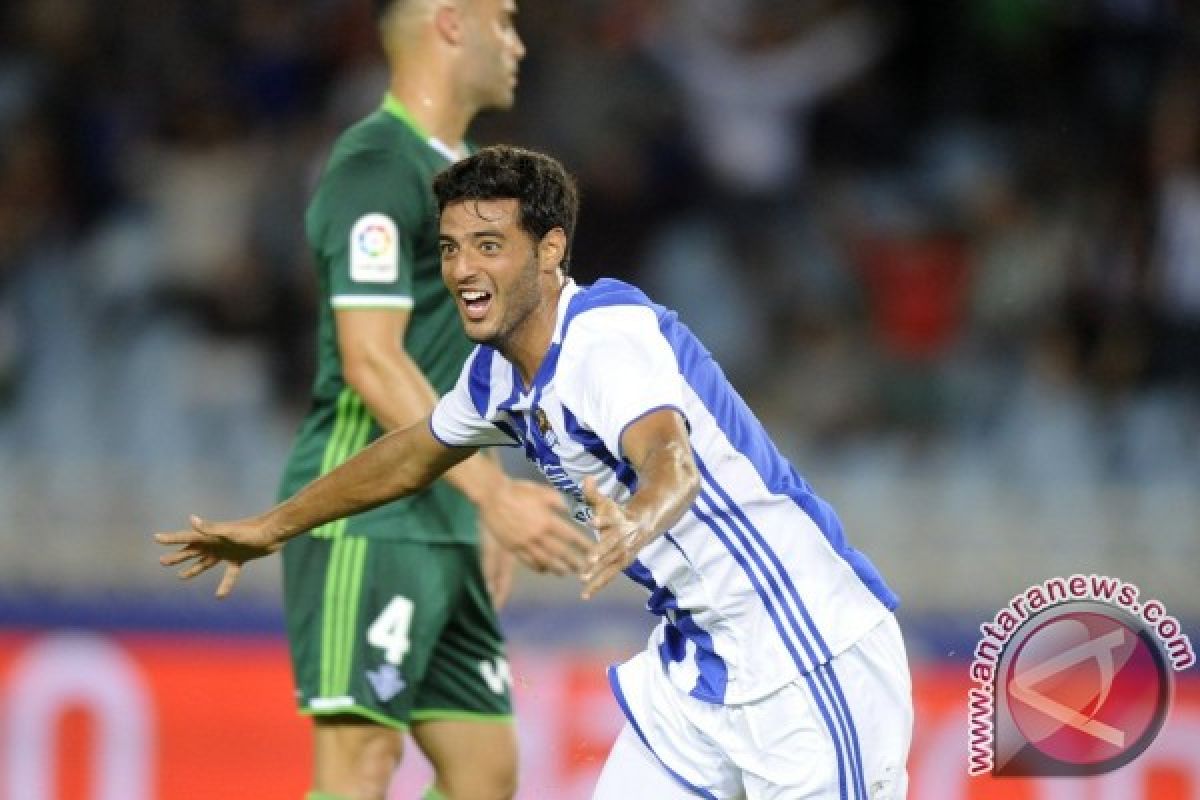 Real Sociedad bungkam Betis 1-0 berkat gol Carlos Vela