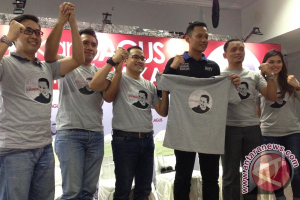  Agus Yudhoyono deklarasikan tim relawan karibAGUS