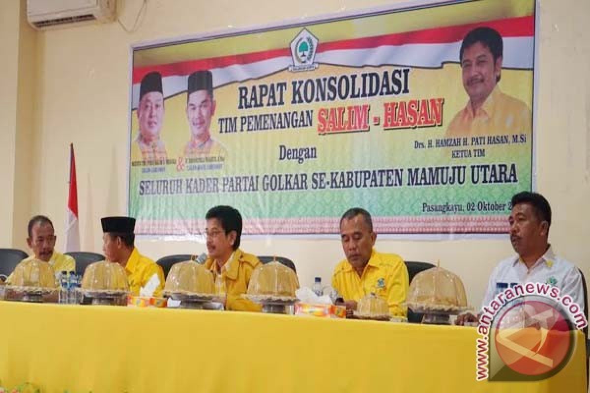 Golkar Sulbar mulai konsolidasi pemenangan Salim-Hasan