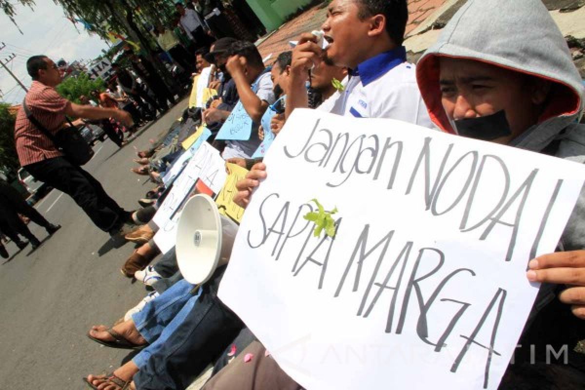 AJI-PWI Aksi Solidaritas Tolak Kekerasan Jurnalis