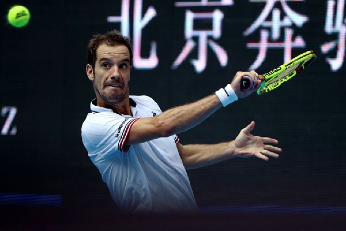 Petenis Prancis Gasquet mundur dari final Piala Davis