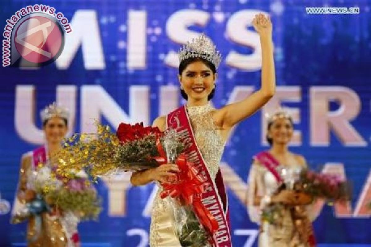 Zun Than Sin dinobatkan jadi Miss Myanmar 2017