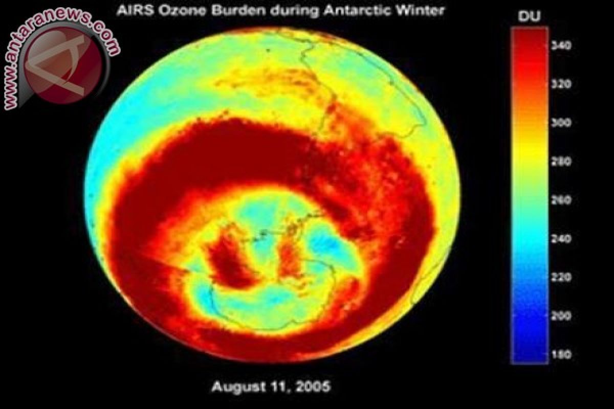Lubang ozon Antartika salah satu yang terbesar