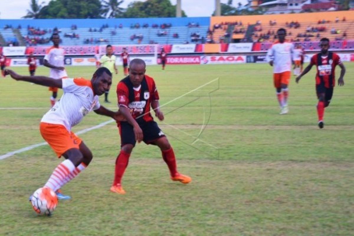 Persipura Jayapura takluk dari Perseru Serui 0-2