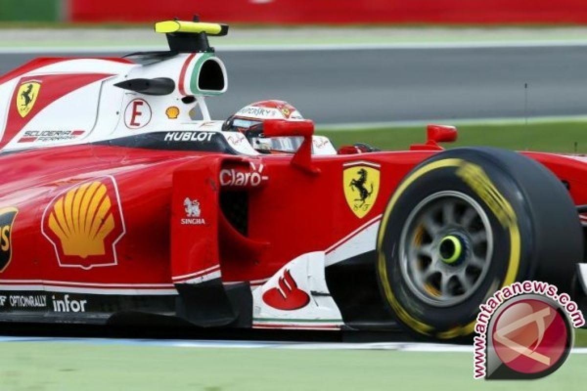 Kimi Raikkonen tempati start terdepan di GP Italia