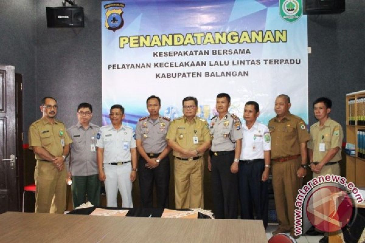 Polres Dan Pemerintah Tandatangani MOU Pelayanan Laka Lantas