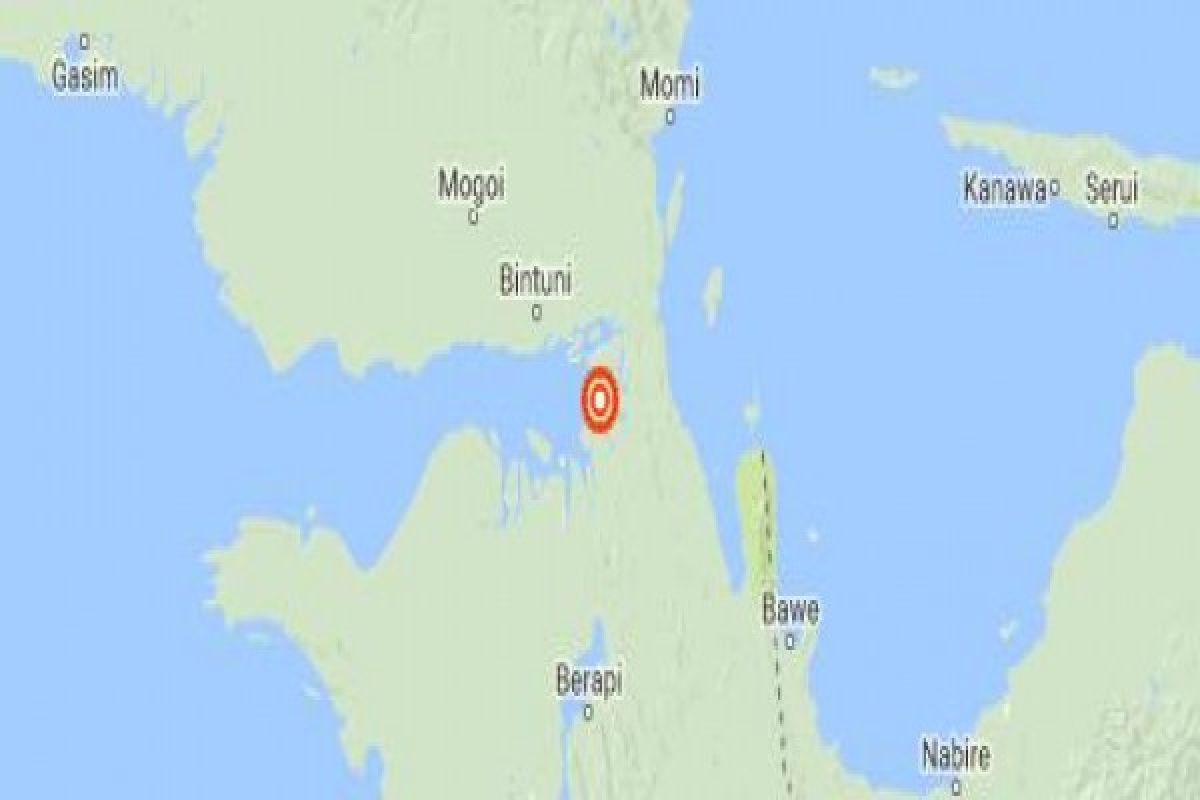 Gempa berkekuatan 4,0 SR guncang Bintuni Papua