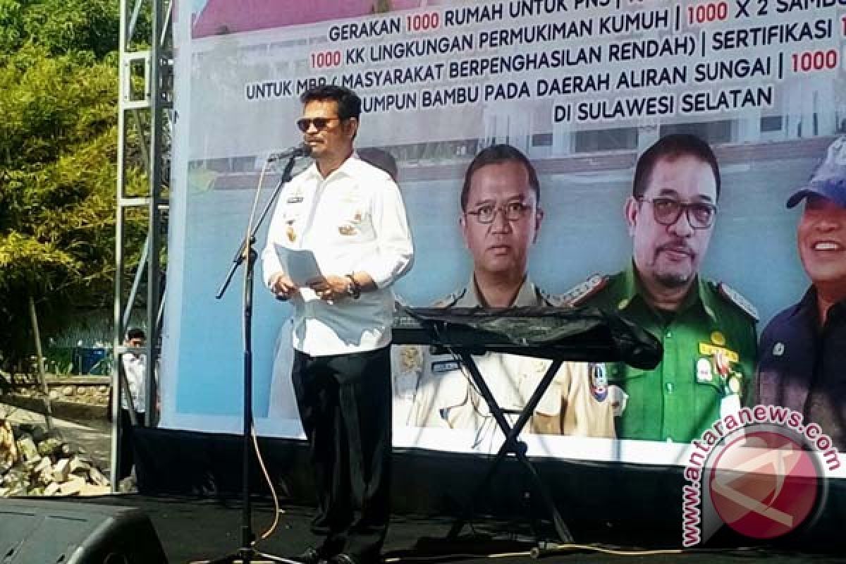 Gubernur canangkan "G1000 G" lingkup PU Sulsel 