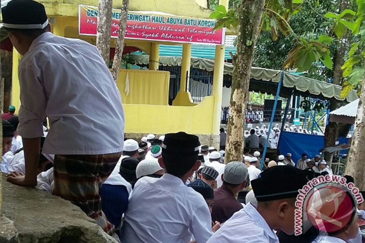 Haul Abuya Batu Korong akan diperingati setiap tahun